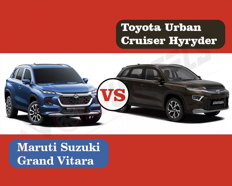 Maruti Suzuki Grand Vitara VS Toyota Urban Cruiser Hyryder